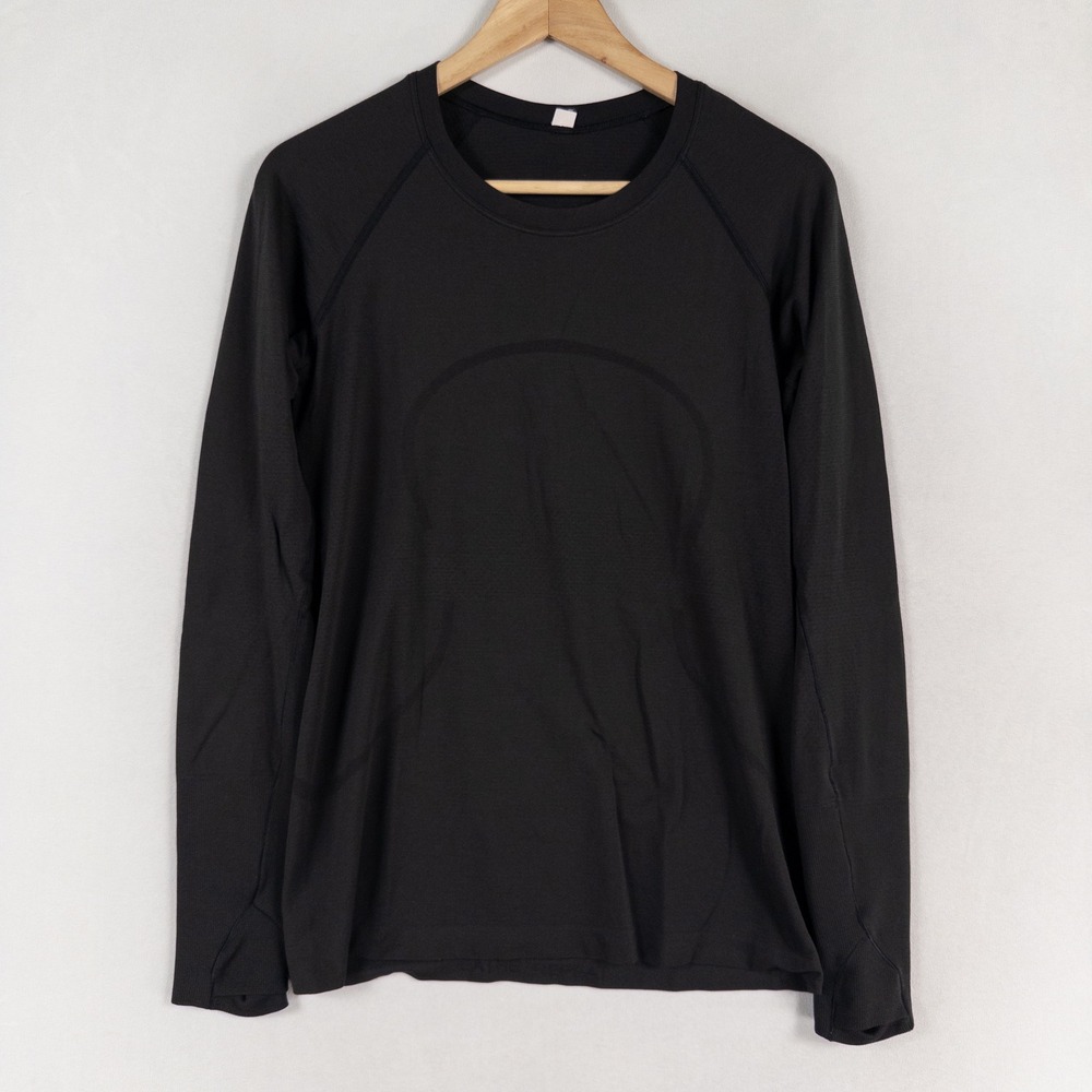 lululemon athletica Black Long Sleeve Crew Tee